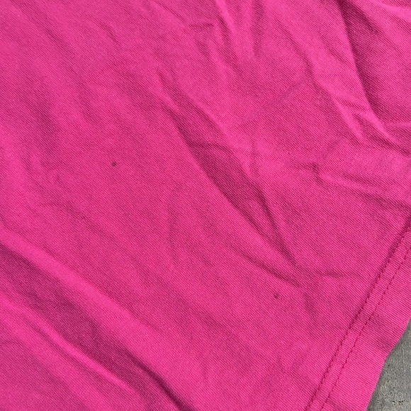 🤯VINTAGE Walt Disney Pink Florida Tee w Multicolour Graphic on Front Size Med - Picture 5 of 5